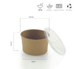 Suppe Bowl 400ml ab 0,12€ pro Stk. mit PP Deckel