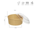 Salat Bowl 500ml, ab 0,12€ pro Stk. mit Deckel