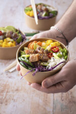 Salat Bowl 750ml, ab 0,13 € mit Deckel – Bild 4