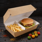 Hamburger-Schachtel mit Trennwand 110x200x90 – Bild 2