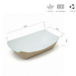 Pommes Teller Groß 70x151x45